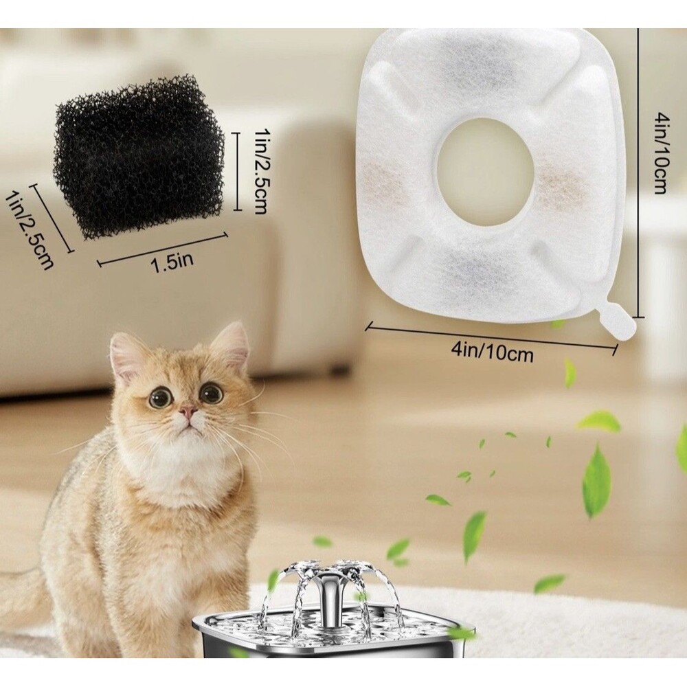 MJYNITE Replacement Filter/Pump Filters For Veken Pet Drinking Fountain 8+8